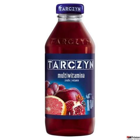 TARCZYN MULTIWITAMINA owoce czerwone 300ml butelka szkło SALE TARCZYN MULTIWITAMINA owoce czerwone 300ml butelka szkło SALE