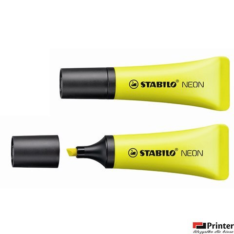 Zakreślacz STABILO neon żółty 72/24 Zakreślacz STABILO neon żółty 72/24