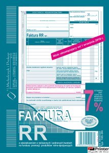 185-3N Faktura VAT RR A5 80kartek MICHALCZYK i PROKOP 185-3N Faktura VAT RR A5 80kartek MICHALCZYK i PROKOP