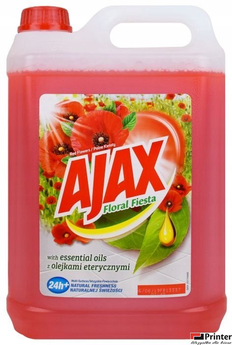 AJAX Płyn do czyszczenia uniwersalny 5l Czerwony Polne kwiaty 709383