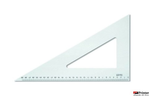 Ekierka 29cm przezr.Koh-i-Noor 745858 Ekierka 29cm przezr.Koh-i-Noor 745858
