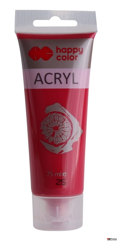 Farba akrylowa 75ml, ciemnoróżowy, Happy Color HA 7370 0075-25 Farba akrylowa 75ml, ciemnoróżowy, Happy Color HA 7370 0075-25