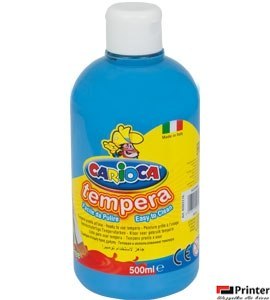 Farba tempera 500 ml, błękit CARIOCA 170-2354 Farba tempera 500 ml, błękit CARIOCA 170-2354