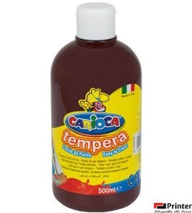 Farba tempera 500 ml, brązowa CARIOCA 170-2355