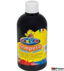 Farba tempera 500 ml, czarna CARIOCA 170-2358/170-2649 Farba tempera 500 ml, czarna CARIOCA 170-2358/170-2649