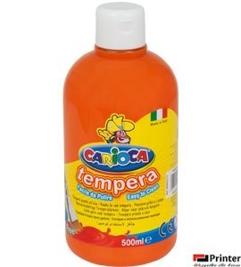Farba tempera 500 ml, pomarańczowa CARIOCA 170-2361 Farba tempera 500 ml, pomarańczowa CARIOCA 170-2361