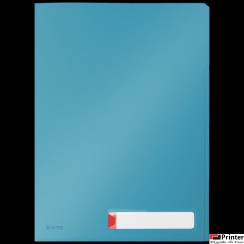 Folder A4 z 3 przegródkami Leitz Cosy, niebieska 47160061 Folder A4 z 3 przegródkami Leitz Cosy, niebieska 47160061