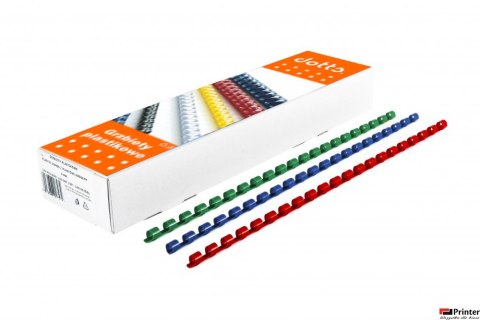 Grzbiety do bindowania DOTTS 12,5 mm zielone, opakowanie 100 szt. Grzbiety do bindowania DOTTS 12,5 mm zielone, opakowanie 100 szt.