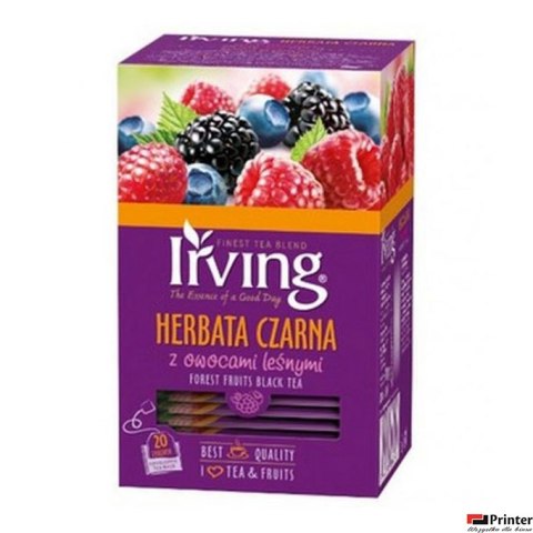 Herbata IRVING owoce leśne 20 kopert 1,5g czarna Herbata IRVING owoce leśne 20 kopert 1,5g czarna