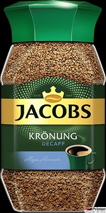 Kawa JACOBS KRONUNG DECAFF bezkofeinowa 100g rozpuszczalna