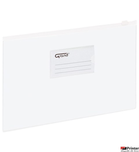 Koperta foliowa A4 na suwak EC009B biała 120-1055 GRAND (X) Koperta foliowa A4 na suwak EC009B biała 120-1055 GRAND (X)