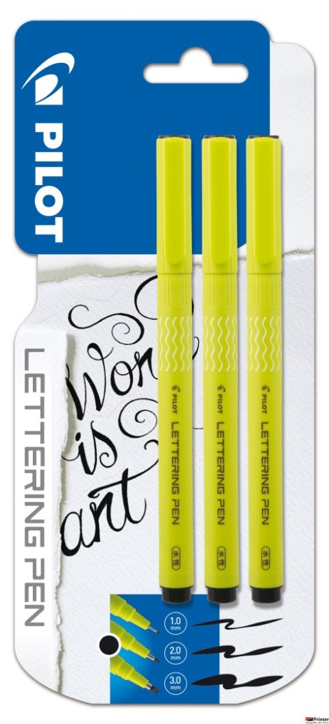 Marker do kaligrafii LETTERING PEN PISWN-DRL-1.2.3.BLX3 PILOT Marker do kaligrafii LETTERING PEN PISWN-DRL-1.2.3.BLX3 PILOT
