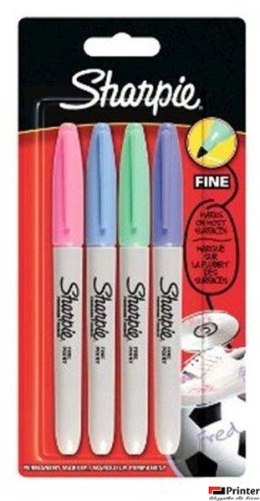 Markery permanentny SHARPIE FINE PASTEL 4szt.-zestaw 2065402