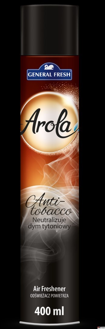 Odświeżacz powietrza AROLA Spray 400ml antytabak GENERAL FRESH Odświeżacz powietrza AROLA Spray 400ml antytabak GENERAL FRESH