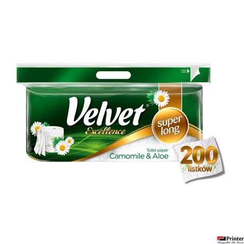 Papier toaletowy VELVET Excellence a8 rumiankowy (8szt) VELVET Papier toaletowy VELVET Excellence a8 rumiankowy (8szt) VELVET