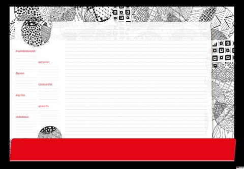 Podkład na biurko-Notes B3-BLACK, SP-B3-04 Michalczyk i Prokop Podkład na biurko-Notes B3-BLACK, SP-B3-04 Michalczyk i Prokop
