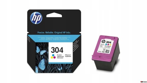 Tusz HP 304 (N9K05AE) kolor 100str Tusz HP 304 (N9K05AE) kolor 100str