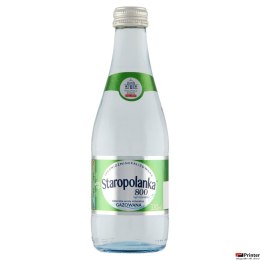 Woda STAROPOLANKA 330ml gazowana szkło zgrzewka 12szt.