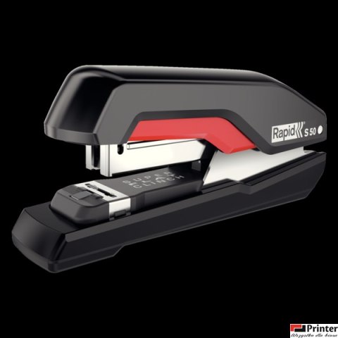 Zszywacz SUPREME S50 czarno-czerwony 50k RAPID 5000544 Zszywacz SUPREME S50 czarno-czerwony 50k RAPID 5000544
