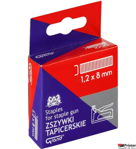 Zszywki do zszywacza tapicerskiego 1.2x8 110-1705 Zszywki do zszywacza tapicerskiego 1.2x8 110-1705