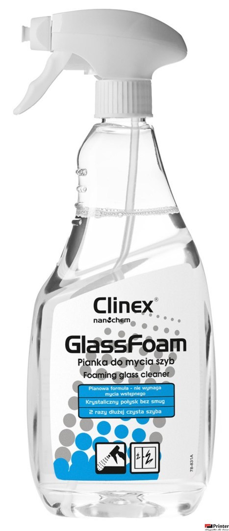 CLINEX Pianka do mycia szyb 650 ml CL77688 CLINEX Pianka do mycia szyb 650 ml CL77688
