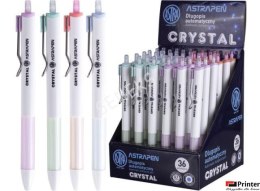 Długopis automatyczny Astra Pen Crystal white 201120004