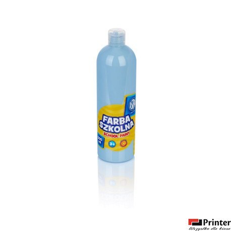 Farba szkolna Astra 500 ml - błękitna, 301112006