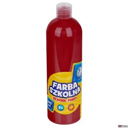 Farba szkolna Astra 500 ml - czerwona ciemna, 301217005