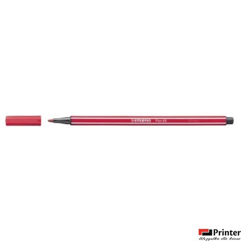 Flamaster STABILO PEN 68/50 ciemno czerwony Flamaster STABILO PEN 68/50 ciemno czerwony