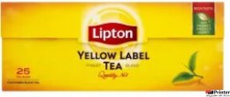 Herbata LIPTON YELLOW LABEL 25 torebek