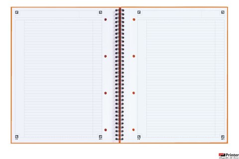 Kołonotatnik A4 80 kartek, linia / tagi, INTERNATIONAL, OXFORD, 100104036