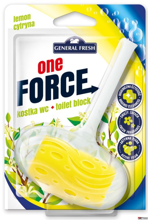 Kostka do WC zawieszka 40g cytryna GENERAL FRESH Kostka do WC zawieszka 40g cytryna GENERAL FRESH