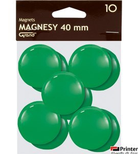 Magnes 40mm GRAND zielony (10)^ 130-1703 Magnes 40mm GRAND zielony (10)^ 130-1703