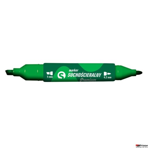 Marker suchoś.dwustr. zielony KM504-Z2 TETIS 5mm/4.2mm Marker suchoś.dwustr. zielony KM504-Z2 TETIS 5mm/4.2mm