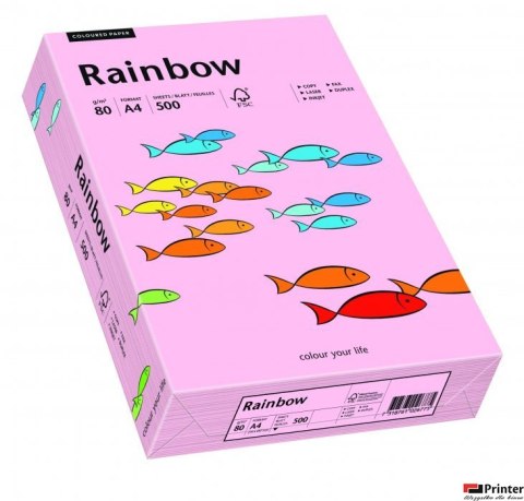 Papier xero kolorowy RAINBOW jasnoróżowy R54 88042519 Papier xero kolorowy RAINBOW jasnoróżowy R54 88042519