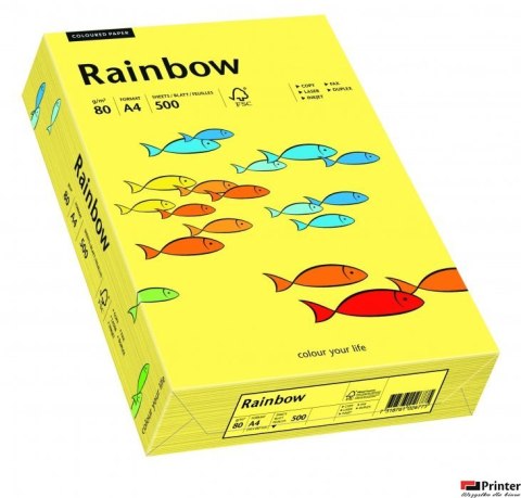 Papier xero kolorowy RAINBOW żółty R16 88042343