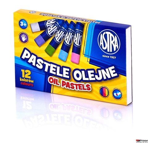 Pastele olejne Astra 12 kolorów, 313112001 Pastele olejne Astra 12 kolorów, 313112001