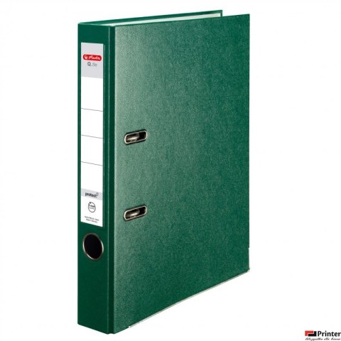 Segregator Q.FILE A4, 5 cm, PP zielony 300003091 HERLITZ Segregator Q.FILE A4, 5 cm, PP zielony 300003091 HERLITZ
