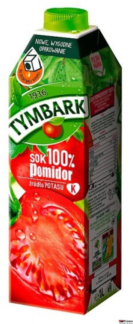 Sok TYMBARK pomidorowy 1L KARTON Sok TYMBARK pomidorowy 1L KARTON