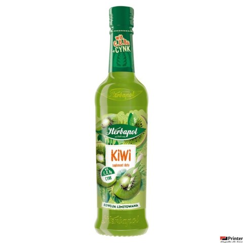 Syrop HERBAPOL Owocowa Spiżarnia Kiwi 420ml Syrop HERBAPOL Owocowa Spiżarnia Kiwi 420ml