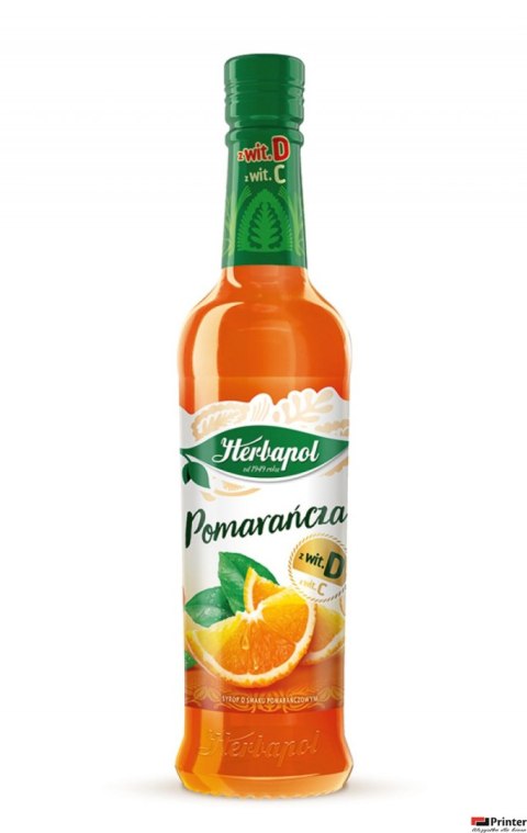 Syrop HERBAPOL Owocowa Spiżarnia Pomarańcza 420ml Syrop HERBAPOL Owocowa Spiżarnia Pomarańcza 420ml
