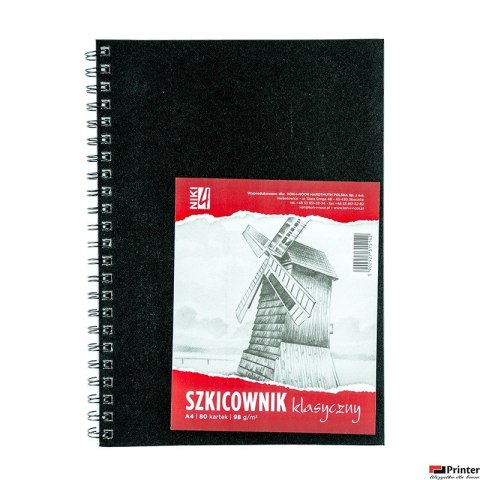 Szkicownik A4 98G. 80 KARTEK SPIRALA PO DŁUGIM BOKU Koh i Noor Szkicownik A4 98G. 80 KARTEK SPIRALA PO DŁUGIM BOKU Koh i Noor