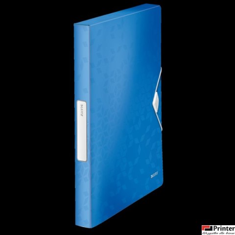 Teczka z gumką LEITZ WOW 30mm 250k A4 niebieska 46290036 Teczka z gumką LEITZ WOW 30mm 250k A4 niebieska 46290036