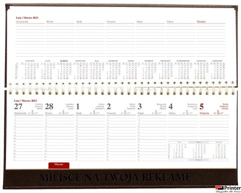 Terminarz leżący Vivella KB047VB szary 2025 WOKÓŁ NAS kalendarz Terminarz leżący Vivella KB047VB szary 2025 WOKÓŁ NAS kalendarz