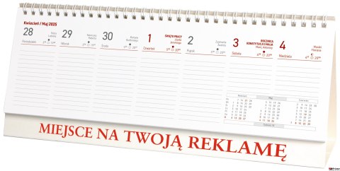 Terminarz stojący 2025 KB039B WOKÓŁ NAS KALENDARZ tygodniowy 296x120mm Terminarz stojący 2025 KB039B WOKÓŁ NAS KALENDARZ tygodniowy 296x120mm