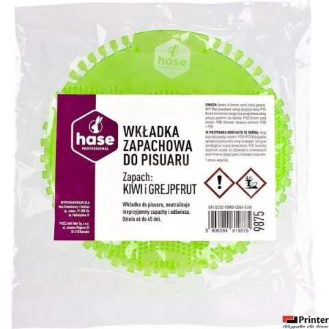 Wkładka żelowa do pisuarów 9875 Kiwi i Grejpfrut (27146) HASE Wkład zapachowy do pisuaru Wkładka żelowa do pisuarów 9875 Kiwi i Grejpfrut (27146) HASE Wkład zapachowy do pisuaru