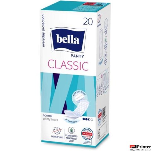 Wkładki higieniczne BELLA Panty Classic a20 (5160) Wkładki higieniczne BELLA Panty Classic a20 (5160)