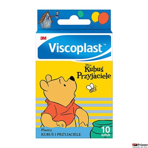 Zestaw plastrów VISCOPLAST, 10szt., KUBUŚ I PRZYJACIELE, MIX KOLOR Zestaw plastrów VISCOPLAST, 10szt., KUBUŚ I PRZYJACIELE, MIX KOLOR