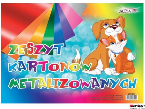 Zeszyt papierów metalic B4 ZKM-2924 ALIGA Zeszyt papierów metalic B4 ZKM-2924 ALIGA