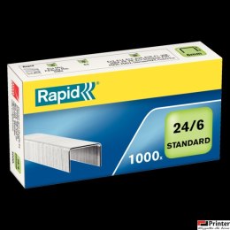 Zszywki RAPID Standard 24/6 1M, 1000 szt., 24855600